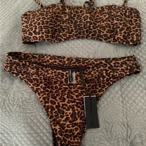 Kendall & Kylie Animal Print Bikini Set